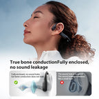 B22S Bone Conduction Earphone 16Hours Playtime IPX5 Waterproof Bluetooth5.3 Dynamic Spatial Sound Field Headphones