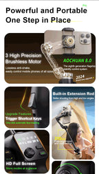 Aochuan Smart V8 3-Axis Handheld Gimbal Stabilizer