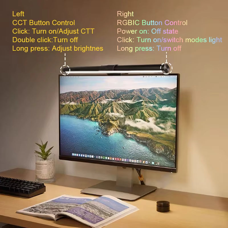 Touch Control RGB Monitor Light Bar
