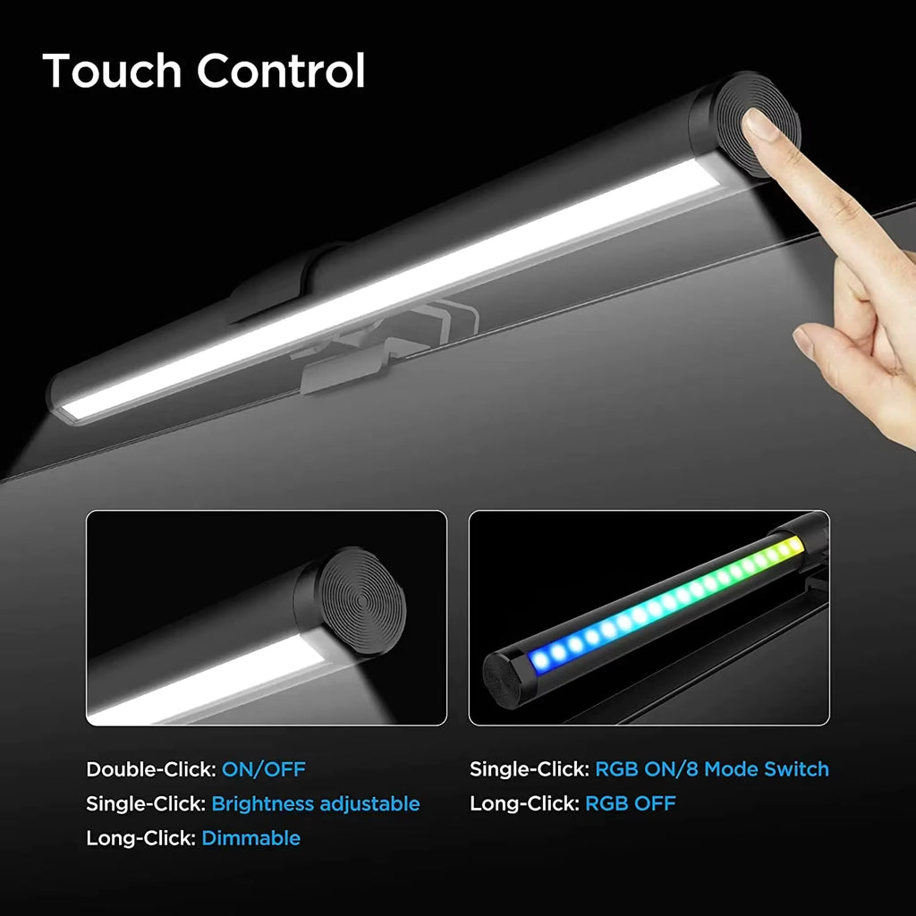 Touch Control RGB Monitor Light Bar