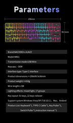 NACODEX NK61 Mechanical Gaming Keyboard