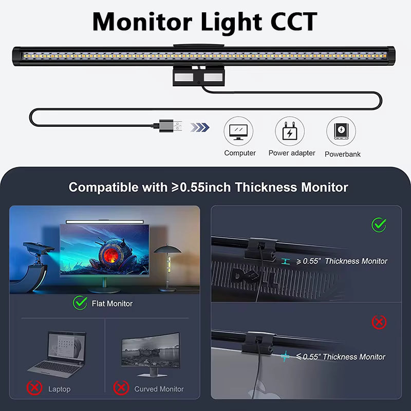 Touch Control RGB Monitor Light Bar