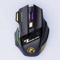 Wireless Gaming Mouse USB IMICE GW-X7 3200DPI Dual Mode Rechargeable 7 Keys 2.4Ghz Silent Mouse Bluetooth 7-Color Breathing LED